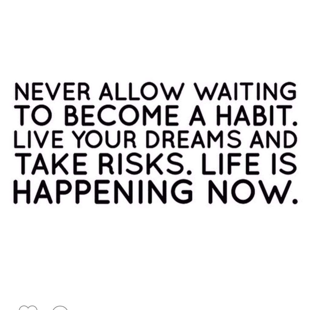 Garylarochelle's tweet photo. Never allow WAITING to become a habit! LIVE TOUR DREAMS!  Life is happening NOW! #Forbes http://t.co/Lz2Xy2f8M0