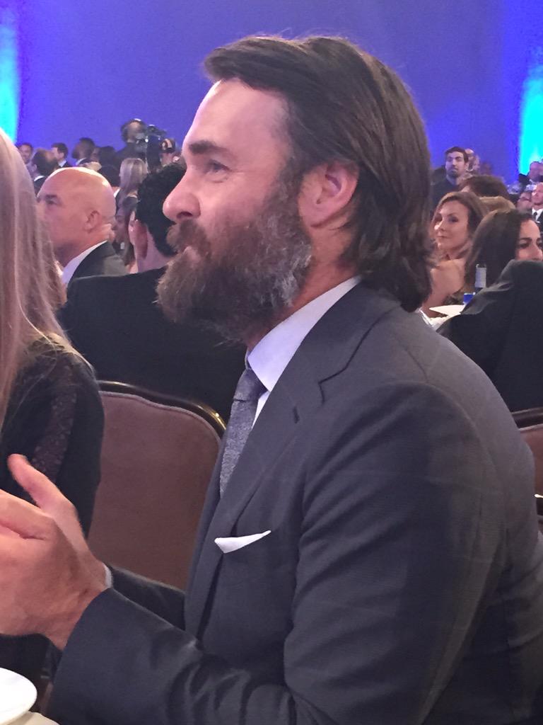 debrabirnbaum's tweet photo. Will Forte is rocking another impressive beard. #LastManOnEarth #CriticsChoice #CCTAs http://t.co/UJkBvInQMi