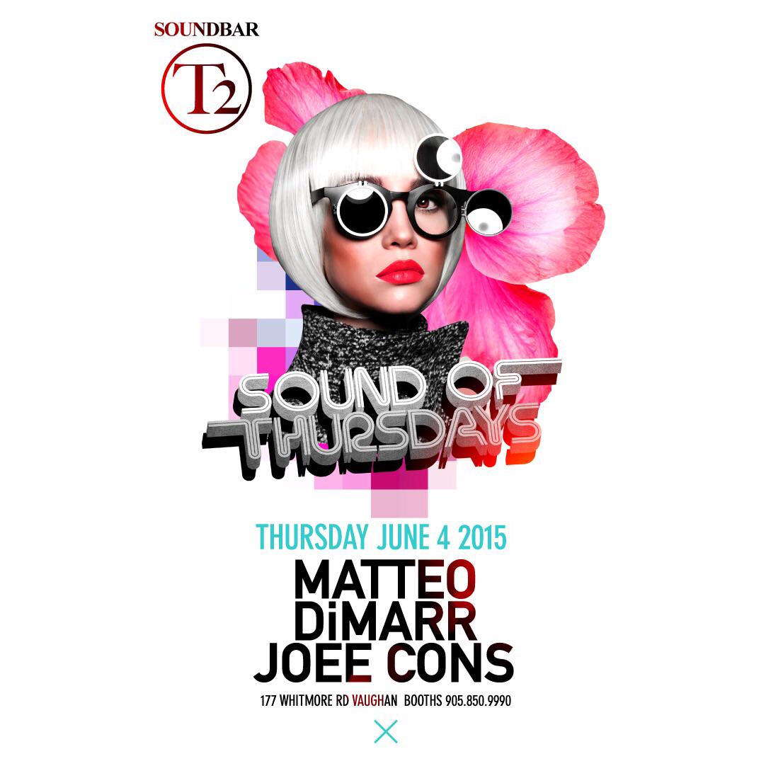 _soundof's tweet photo. Thursday @T2Lounge SoundBar @MatteoDiMarr @JoeeCons @_MAR186 Ladies Free (RSVP: http://t.co/gtV2knE9cz) http://t.co/4brDrtcwur