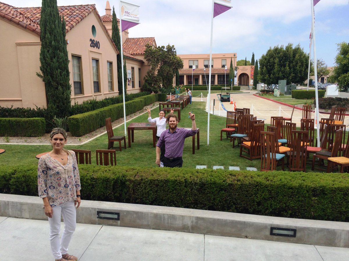 solaresandiego's tweet image. #HeartofSpring!  Here is Petra and Tommy and Paola, Shawn, and Stephanie setting up. Excited!!