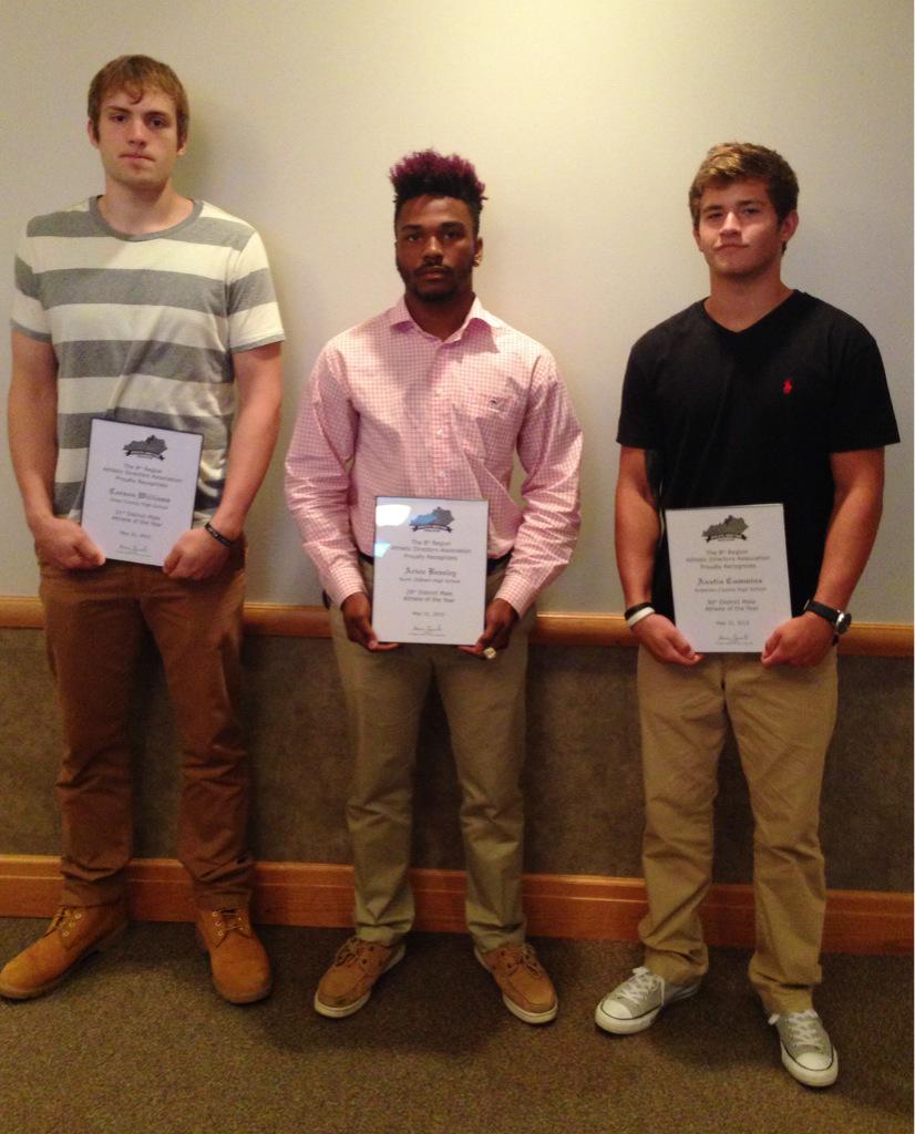 2015 8th Region AD Assoc. District Male Athletes of the Year
<a href="/Cwilli2332/">Carson Williams</a>
@arien_beasley
<a href="/A_Cummins11/">AC</a>