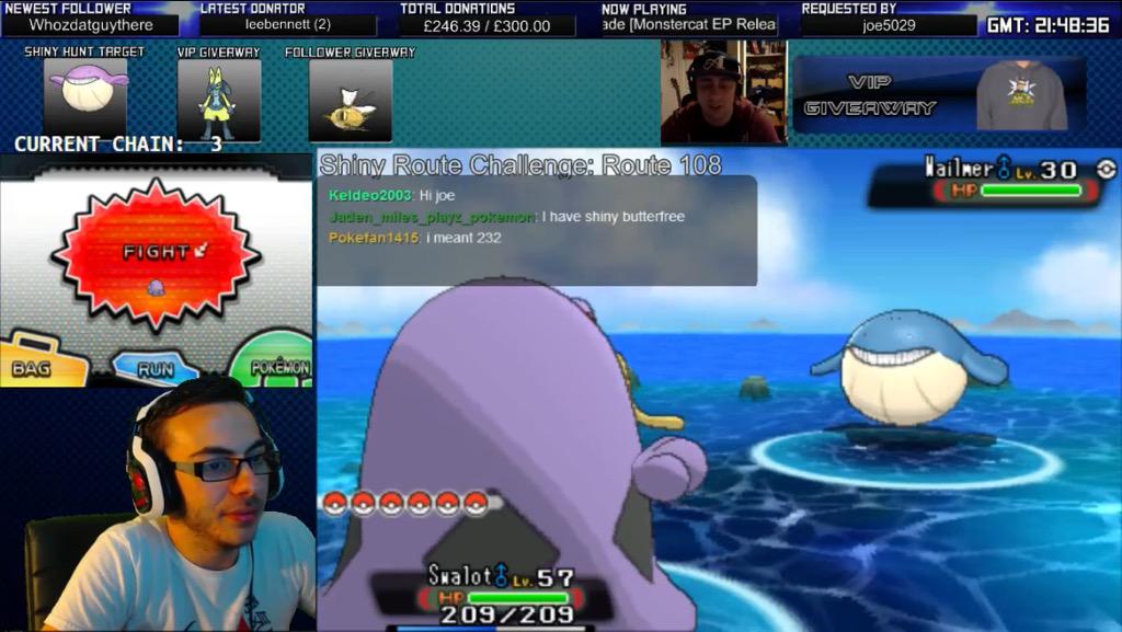 HyperDrake012's tweet photo. @joe5029's streaming #ORAS right now! Cheer him on as he hunts for a Shiny!
#streamernetwork2015 http://t.co/uHEP03DmZD