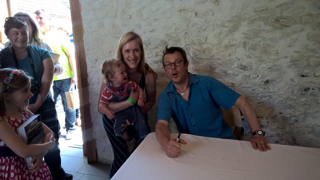 gemmacgregory's tweet photo. @rivercottage Fantastic day @RiverCottageHQ loved meeting Hugh #foodfair2015 xx http://t.co/CcRiR7WWBC