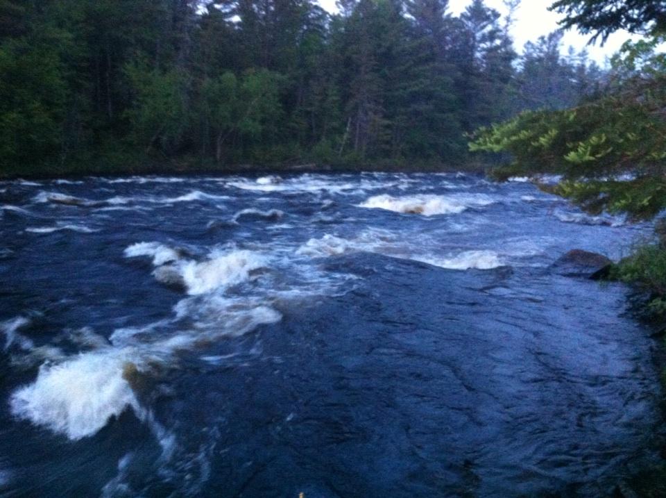 kindellan75's tweet image. Did some Whitewater canoeing down the Petawawa River with the boys. #backPaddle