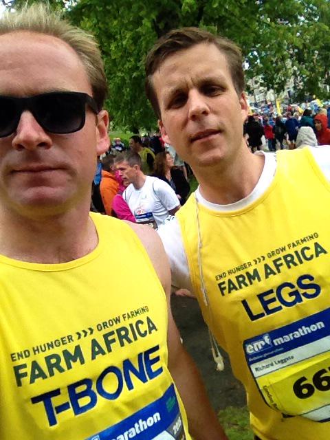 RHJFARMS's tweet photo. @FarmAfrica Great day at the Edinburgh marathon! http://t.co/J7rBcMiYrG