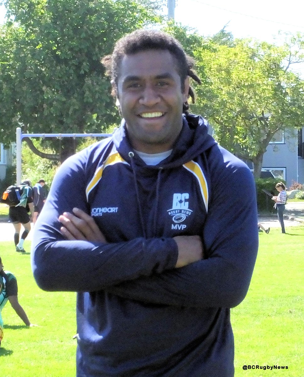 BCRugbyNews's tweet photo. Final men's @LionheartSports MVP hoodie winner this season is Jeke Gotegote of @BurnabyLakeRFC @FVRUMen http://t.co/eSGaj6HgYc