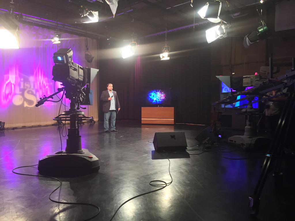 LastReplicator's tweet image. Long weekend in the TV studio.....