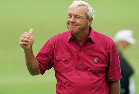 One of Arnie's 10 rules for good golf etiquette? Respect other people's time. 9 more: golfdig.st/1GlML2W