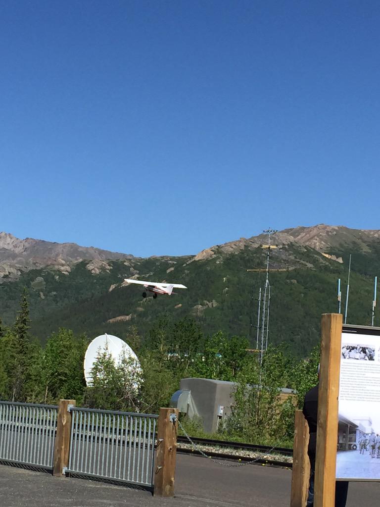 While waiting for the train to #Fairbanks from #Denali #myalaskatrip #day8