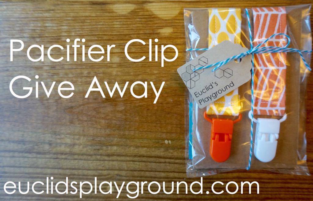 Euclidpg's tweet photo. Pacifier clip give away! See http://t.co/PGjFgf7vof for the deets http://t.co/eanPxm2BLs