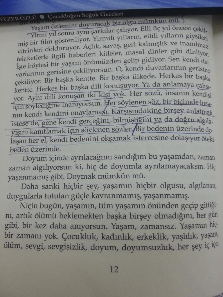 Fatoss234's tweet photo. "Her söylenen söz,bir biçimde insanın kendini onaylaması." #Tezer #ozlu #yaşamınucunayolculuk http://t.co/48XfEKjsR1