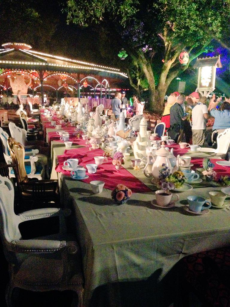 DisneyNoF's tweet photo. Have you stopped in for a cup of tea yet? We have a seat just for you! #DisneyNightOfFantasy #IPW15 http://t.co/LlV8TbrLzC