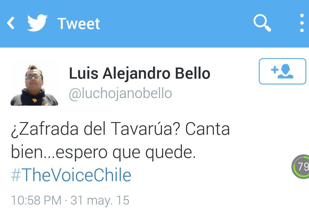 TavaruaPub's tweet photo. Gracias Luis Alejandro por tu apoyo a @krisraddatz y a #Tavarua #TheVoiceChile http://t.co/ihpV29BxKu