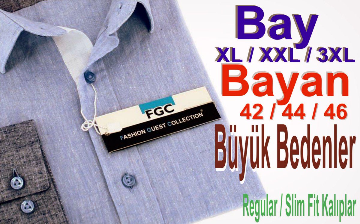 BayGomlekCom's tweet photo. Kadın ve Erkek
BÜYÜK BEDEN GÖMLEKLER
Uygun Fiyat Garantisi İle
http://t.co/wRFk1ifk3J ' da http://t.co/b0GYvM6nKl