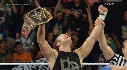 ABeeRangel1313's tweet image. Oh my god!!!!!! He's champ!!!!!!!!!!!! #DeanAmbrose #EliminationChamber