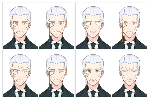 Kakuzoo 公式 コンテスト開催中 イラストピックアップ たまらん 白髪 片眼鏡で初老の執事キャライラストです お嬢様や坊ちゃんを巧く窘める大人の魅力 キレるとこわいそう 準さんの作品です ストリエ T Co Bgx6t9uclf Http T Co