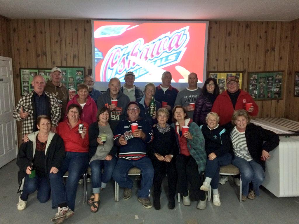BirchCove's tweet photo. Some Birch Cove @Oshawa_Generals fans celebrating the big win! #GENSarmy  #MemorialCupChamps http://t.co/dRSZTFL4Xi