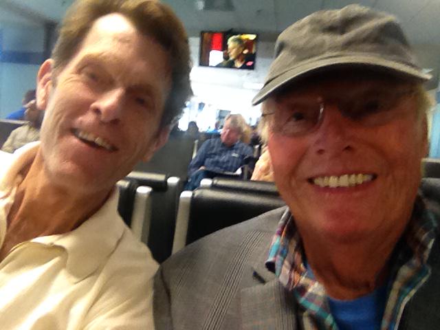 RealKevinConroy's tweet photo. Batmen  at DFW Airport http://t.co/yQCXs5UaVA