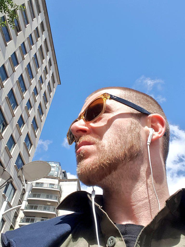brineferry's tweet photo. Fucking sweating and I nearly got knocked out by three v low flying geese #playingat http://t.co/ZfZGSWXw3Y