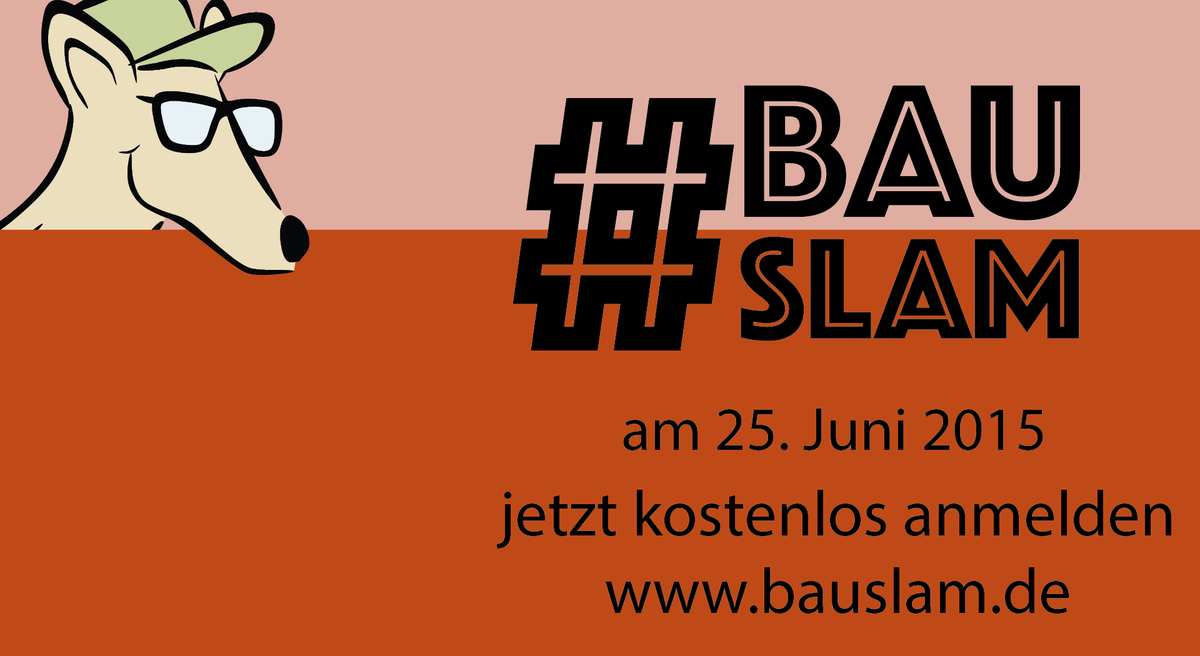Noch 24 Tage bis zum #bauslam  - noch kann man sich kostenlos Tickets sichern bausl.am