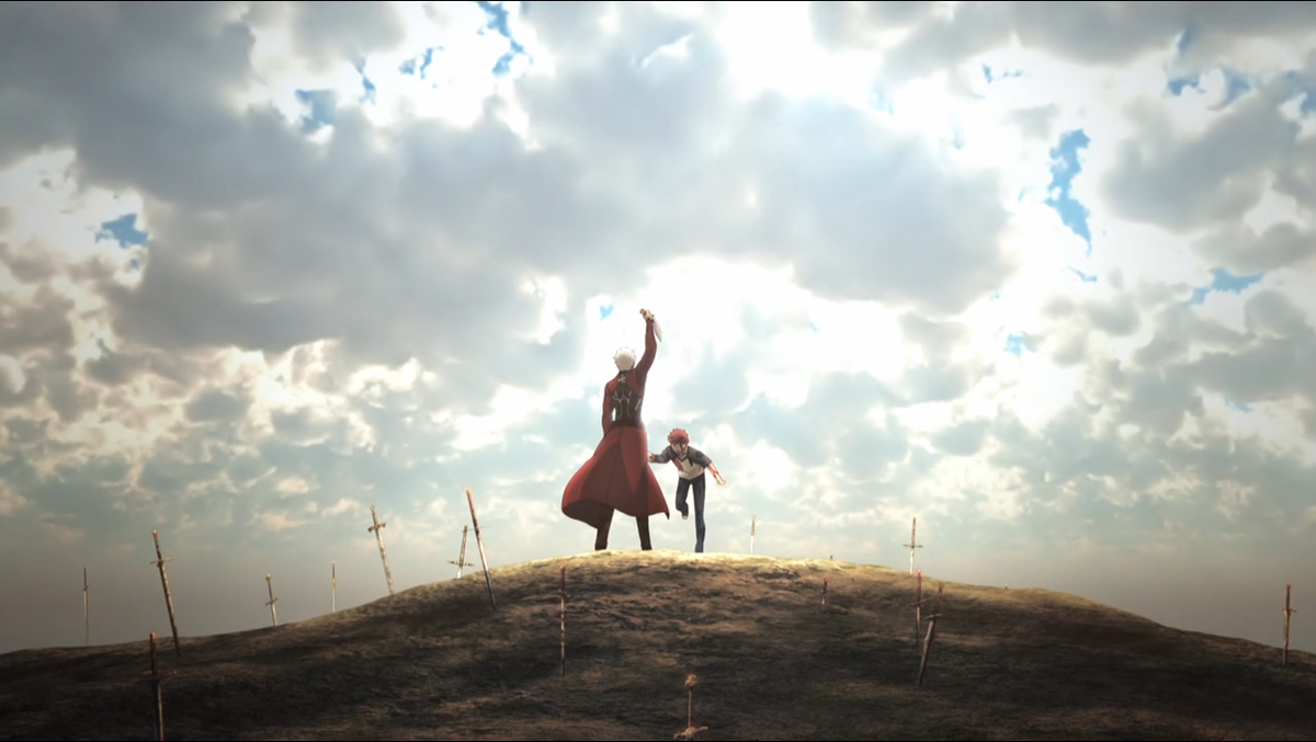 JohnDCP's tweet photo. Loved the way the fight ended. Had obvious but hopeful imagery with the brightening sky. And dat piano EMIYA… #fate21 http://t.co/KgbbeUr3xC