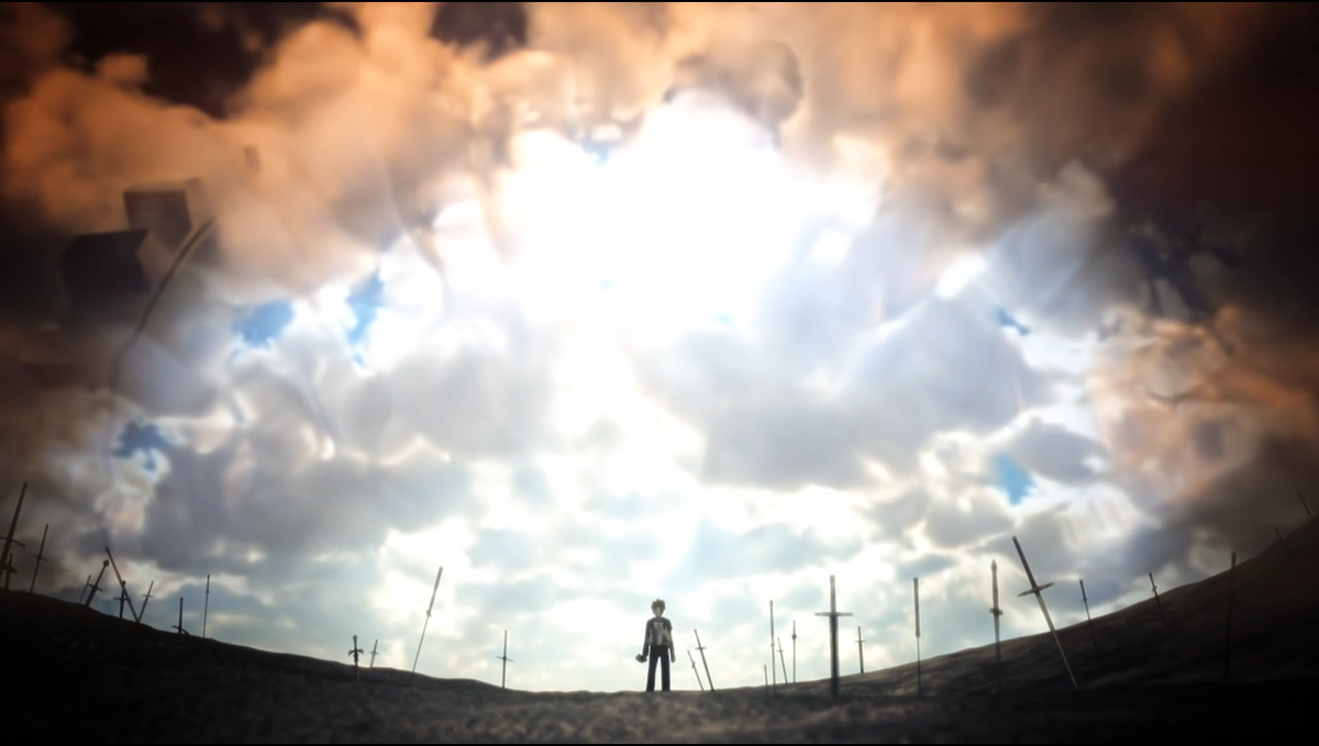 JohnDCP's tweet photo. Loved the way the fight ended. Had obvious but hopeful imagery with the brightening sky. And dat piano EMIYA… #fate21 http://t.co/KgbbeUr3xC