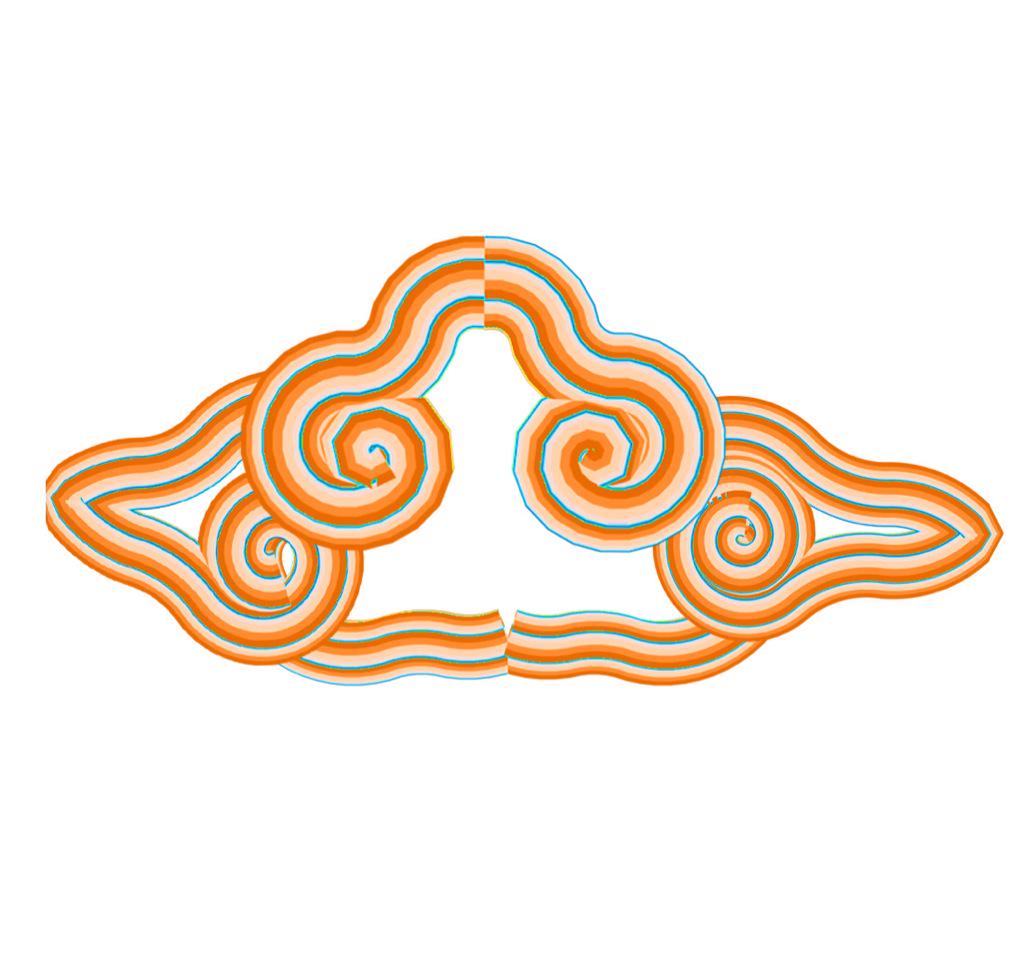 batikfractal's tweet image. Kt menggambar #megamendung di @jbatiksoftware , dng warna oranye dr @ACCCRN #batikstory