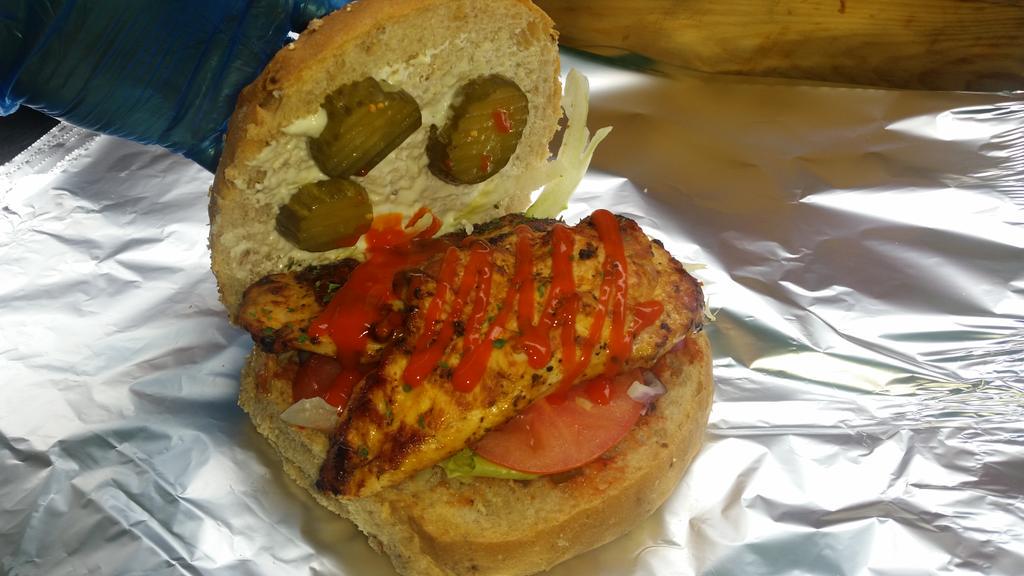 sherwoodburgers's tweet photo. Mediterranean Chicken &amp; Cajun Chicken today and Our Beef Burger @whitecrossst  #studentdiscount #contactlessbritain http://t.co/pRQLwO2M7k