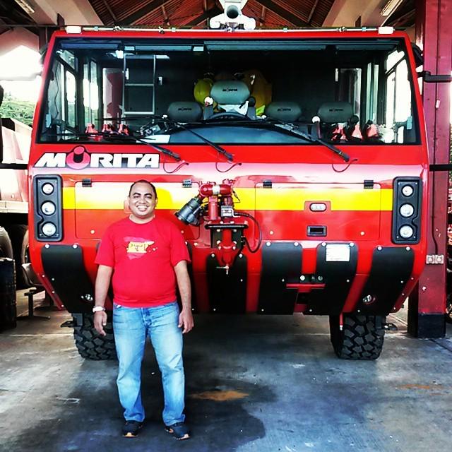AFireStation's tweet image. Found this cool photo, not mine #firefightingtruck #firetruck #morita #pattimuraairport #ambonmanise #pk #pemadamke…