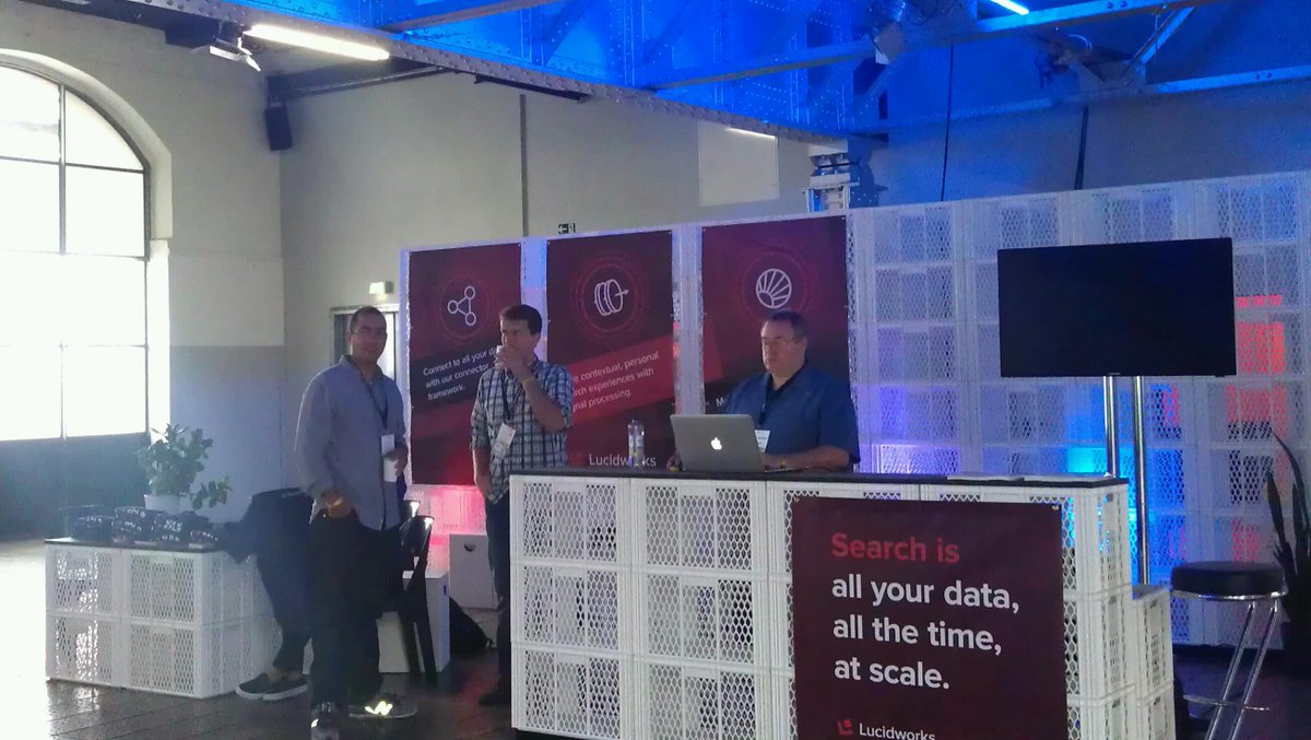 Meet our partners from <a href="/Lucidworks/">Lucidworks</a>  @gsingers <a href="/iamwillhayes/">Will Hayes</a> @AleaAbed at <a href="/berlinbuzzwords/">@berlinbuzzwords@floss.social</a> #bbuzz