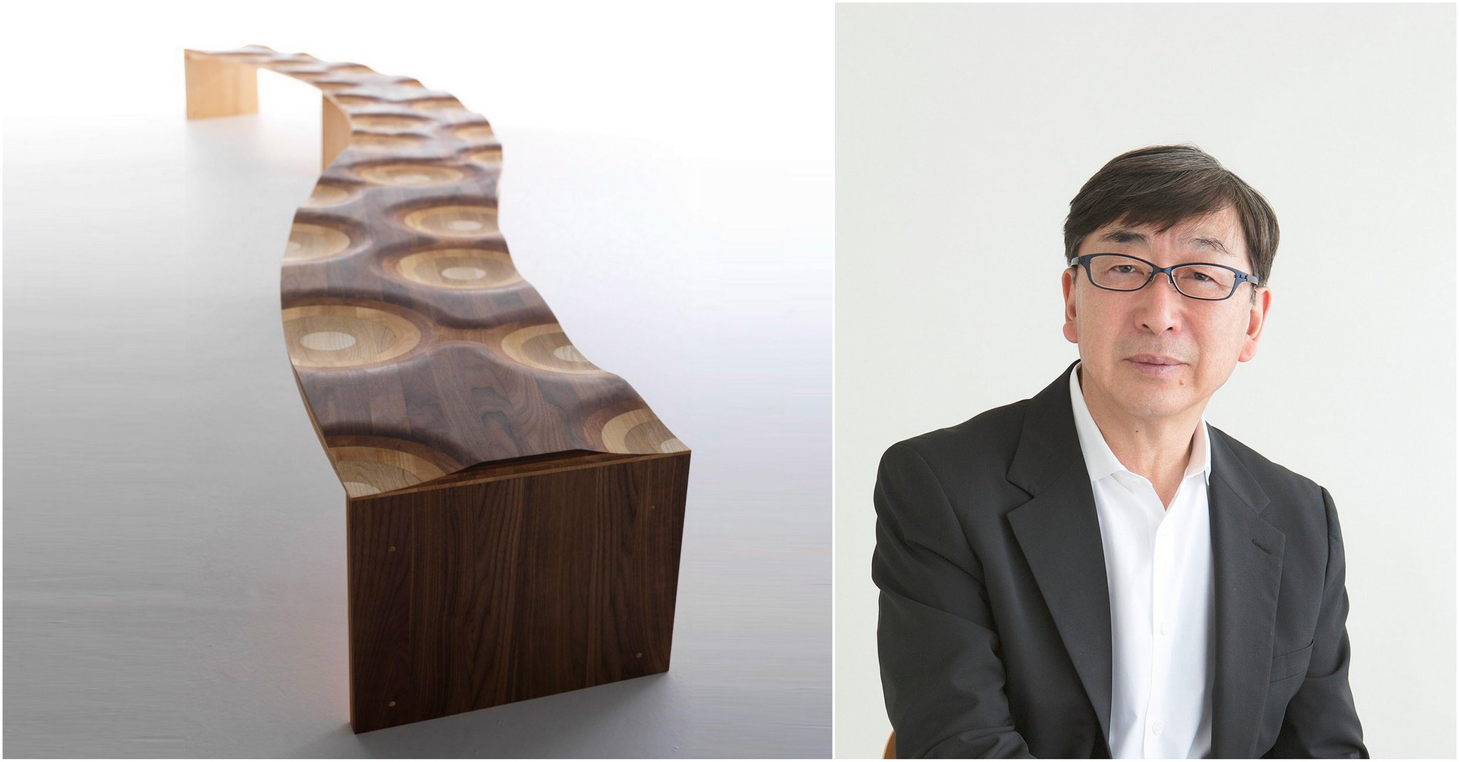 Happy Birthday Toyo Ito! He designed RIPPLES bench for he turned 74 years old!  