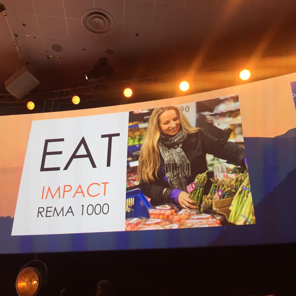Da er EAT 2015 i gang! To spennende dager foran oss. <a href="/EATforum/">EAT</a> <a href="/REMA1000/">M2</a> #hovedsponsor #rema1000