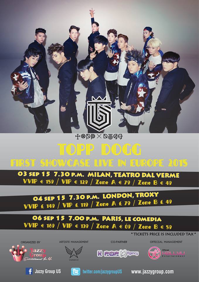 XENO_T_staff's tweet photo. #ToppDogg First Showcase Live in Europe 2015. Ticket Booking Information. https://t.co/EZArqpFCCO http://t.co/uHZVLzbKae
