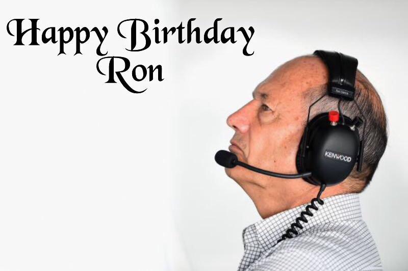 Happy birthday Ron Dennis   