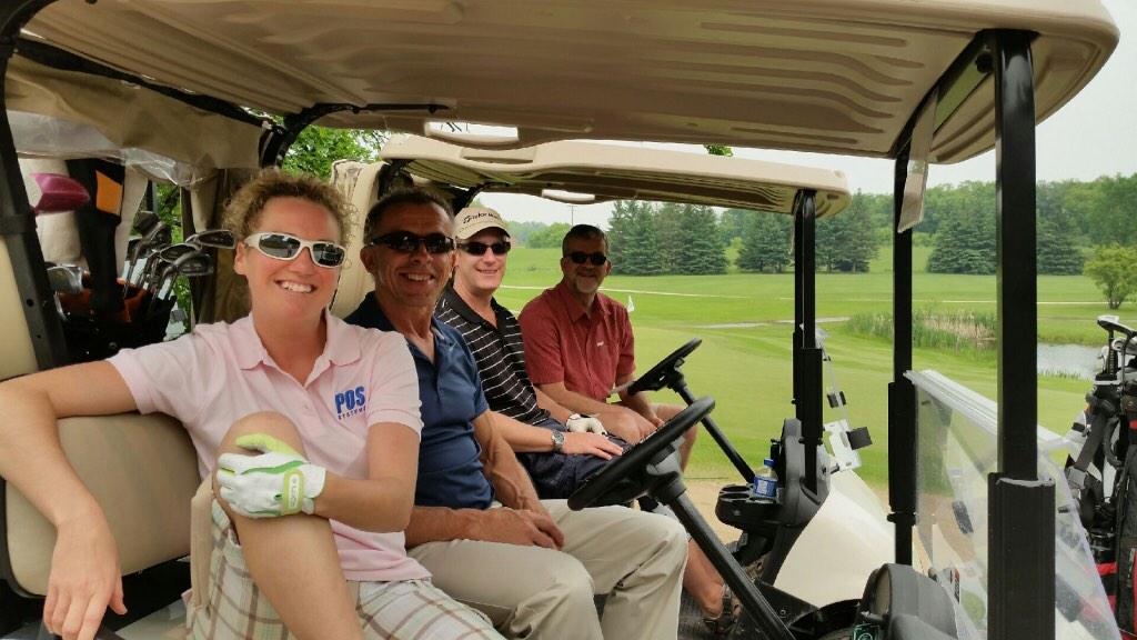 possystems2013's tweet photo. Glad to be a sponsor of the Manitoba Hotel Association golf tournament. Our fab sales team. #manitobahotelassociation http://t.co/6I6julfnkK