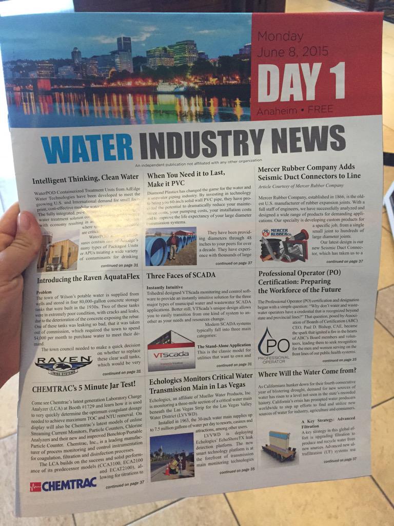 VCwaterscience's tweet photo. Ventura college representatives have arrived in Anaheim for the #ACE15AWWA Water Conference http://t.co/a9TsQVIGIp