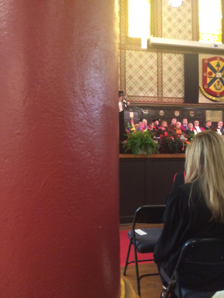 CasherC's tweet image. My view from #QGrad15