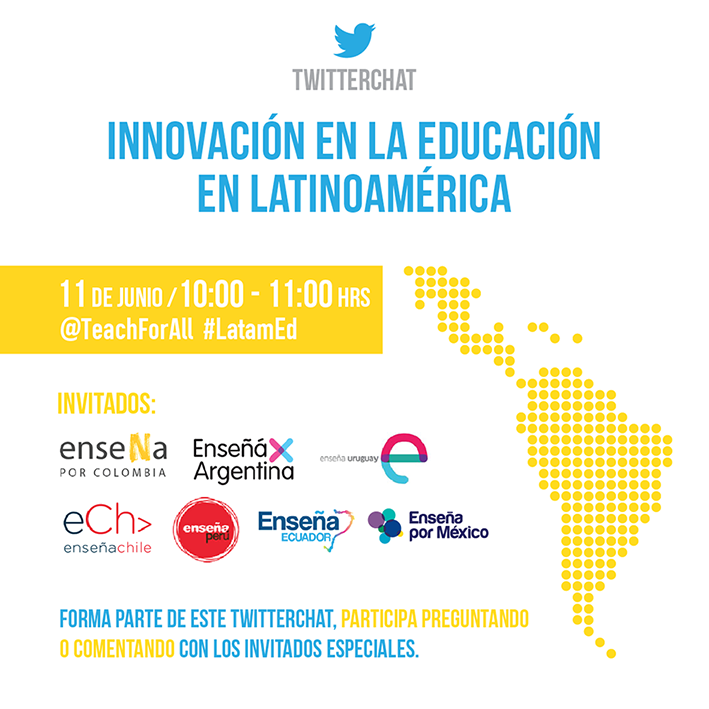 TeachForAll's tweet photo. "Origen no es destino" @EnsenaporMexico. Súmate a la charla #Latamed Junio 11 sobre la #educacion en #latam http://t.co/ZonqzQZ9MY