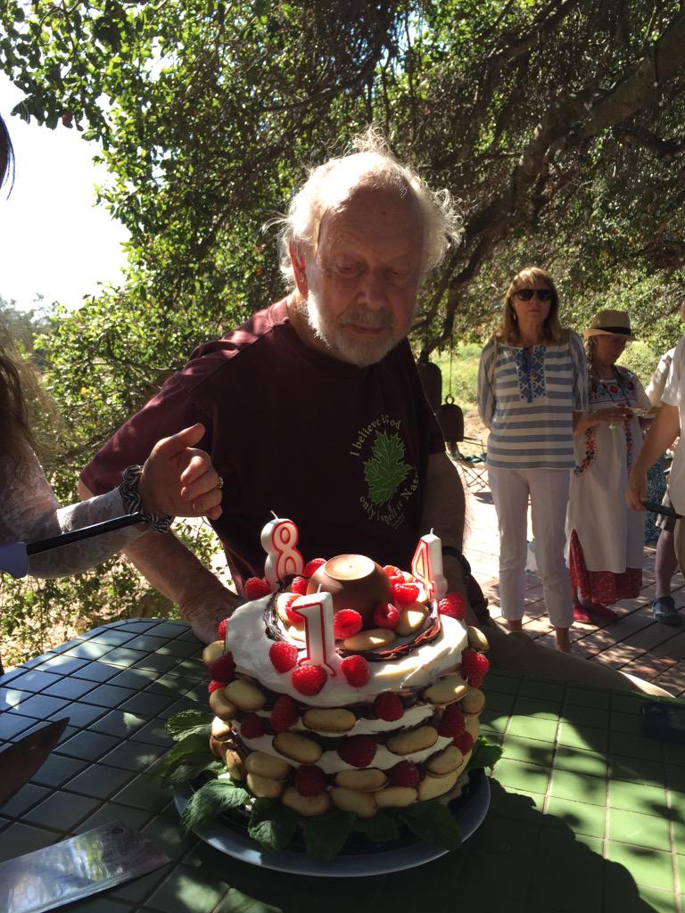 #EricLloydWright celebrates his grandfather's 148th yesterday at beautiful #WrightRanchMalibu. #FrankLloydWright