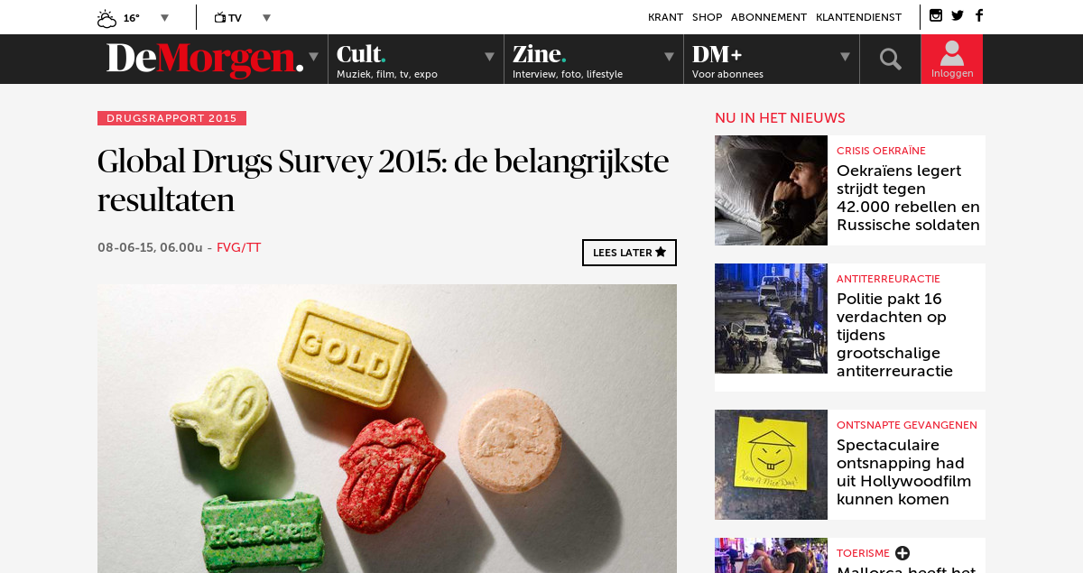 OnderzoekHoGent's tweet photo. Lees de belangrijkste resultaten van de #globaldrugssurvey2015 hier! @tvhavere #hogent  http://t.co/7ae4ppZBFQ http://t.co/2P8iwKyUQM