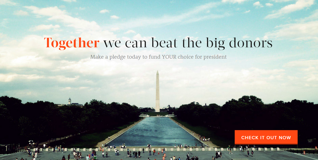 CrowdBlueHQ's tweet photo. #RT if you agree: TOGETHER, we can beat the big donors! Act now: http://t.co/YfbDd2LCxK http://t.co/oV0YDTYXko