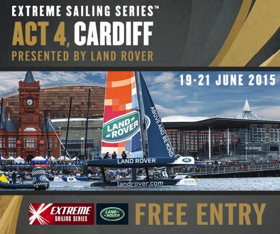 Original and best high action sailing series. Get close to the action in #cardiff next week #exss