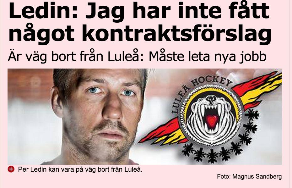Rosenrasande's tweet photo. Kom igen nu @LuleaHockey. Tänk om. Ge @PerLedin nytt kontrakt. En stor profil som vi behöver. http://t.co/vP8aTJIJTy http://t.co/bEfg78baQJ