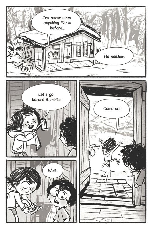 Posted a few more pages from Snow: http://t.co/Y5eFXUWSAF Should find a better way to post this. Ideas?