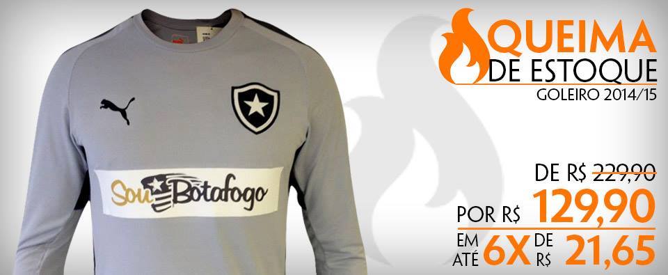 loja_botafogo's tweet photo. Compre agora: http://t.co/LvurFS9HfF
Camisa de goleiro do @BotafogoOficial com um preço especial. http://t.co/RYVsqzx0yu