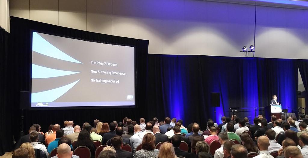WojoAtWork's tweet photo. @ademski explains how #Pega7Express makes it easy to get started building @pega apps. http://t.co/5YPjlNDotl