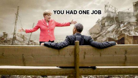 Alexandra Ripken on Twitter: "Love it! Merkel-Obama-Meme # ...