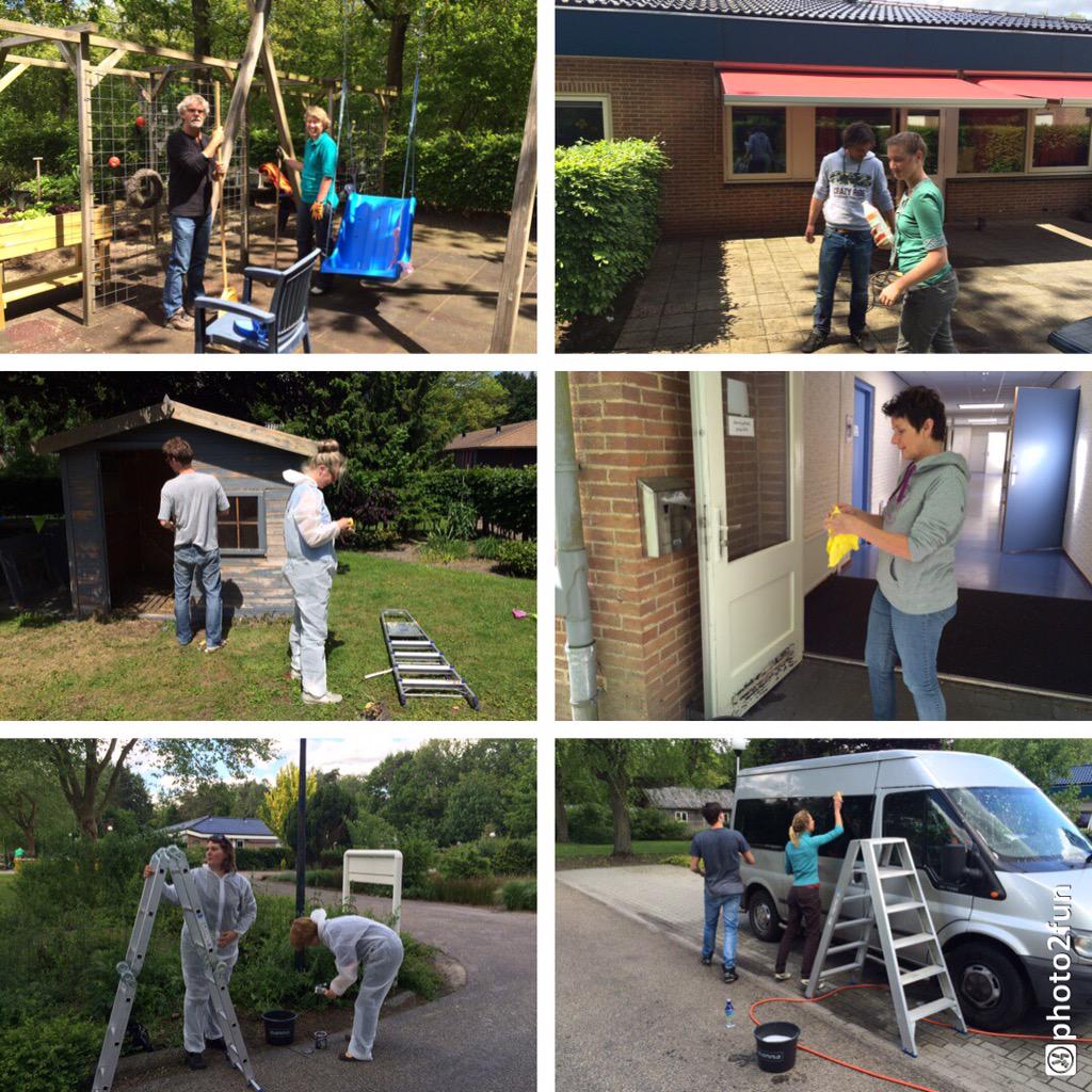 philadelphiaNL's tweet photo. Vandaag hebben 35 medewerkers van @arcadisnl @KNHM_Kitty vrijwilligerswerk gedaan op locatie Vierhouten! #Fantastisch http://t.co/iF10k6T5iy