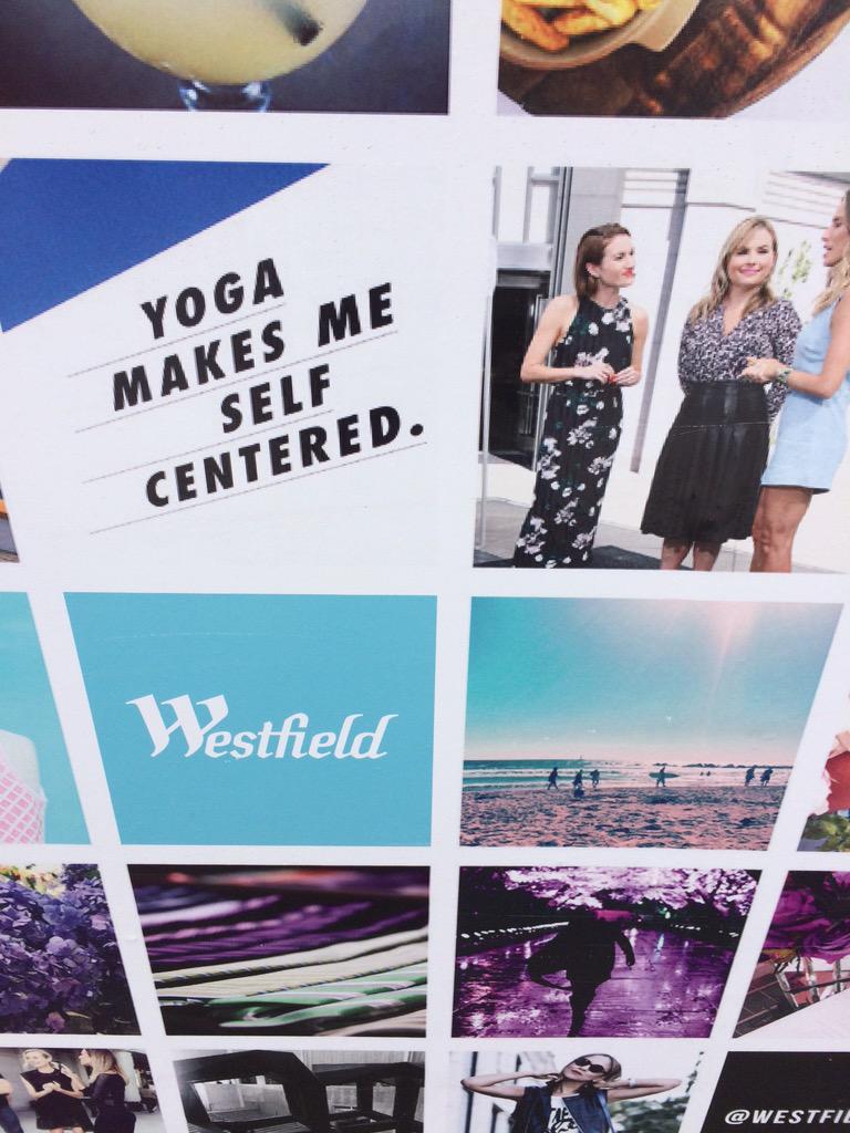For real, Westfield Malls. For real.