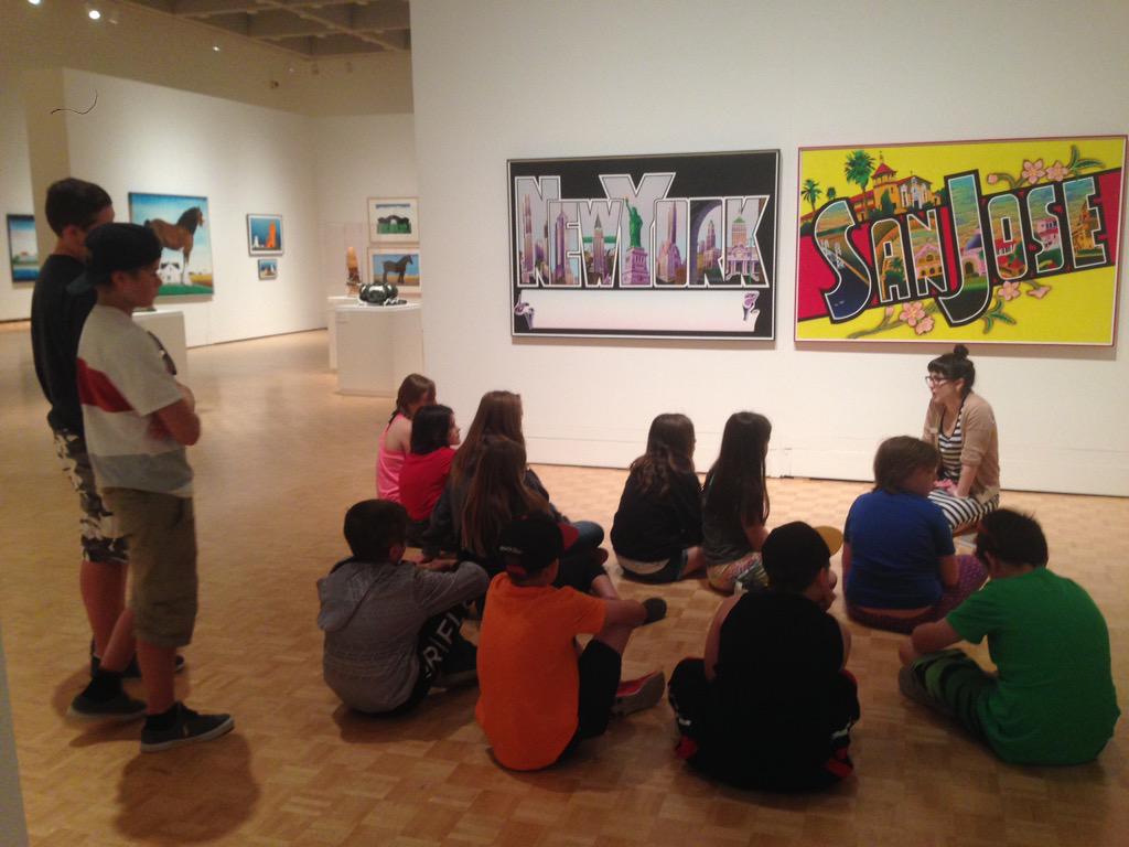 MrsMievresClass's tweet photo. Enjoying #DavidThauberger's collection @atTheMAG! #fieldtrip #mypvsd http://t.co/CyoPjVKtr9